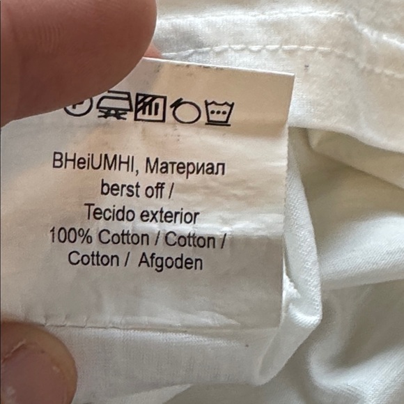 Isabel Marant Men's Zafferh Small Logo T-Shirt in White/Pink - Picture 13 of 13